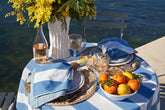 St. Tropez Blue Stripe Napkins, Set of 6